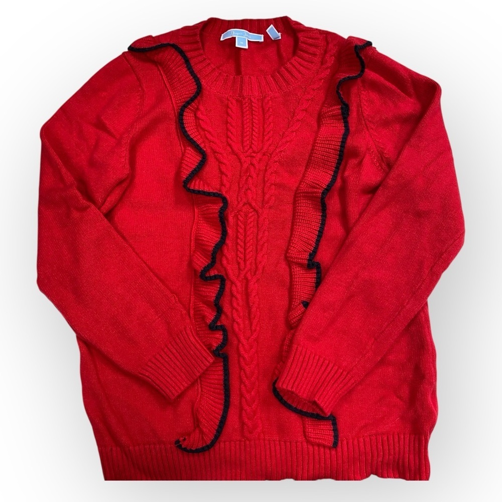 118 Draper‎ James Red Knit Sweater